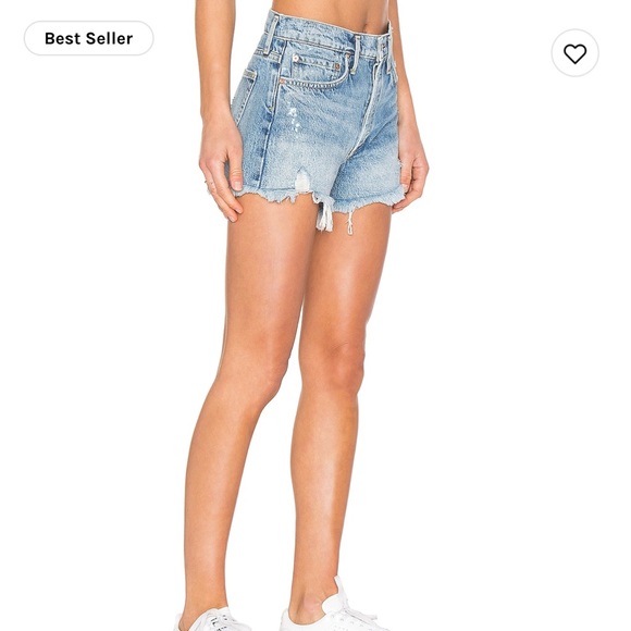 AGOLDE - Park Vintage Cut Off Shorts - Picture 3 of 7